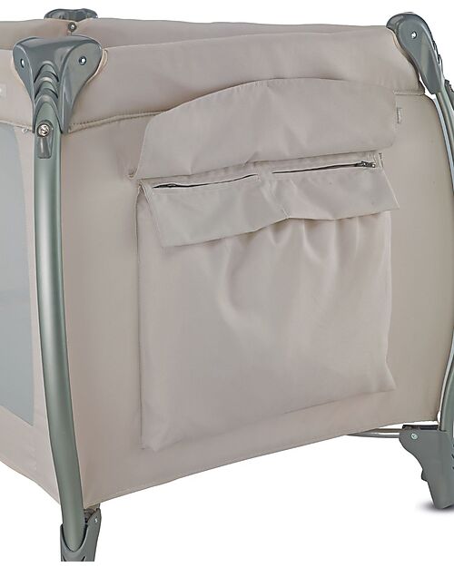 Inglesina Lodge Travel Cot - Ecrù - with Practical Transport Bag Travel Cots
