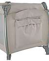 Inglesina Lodge Travel Cot - Grey - with Practical Transport Bag Travel Cots