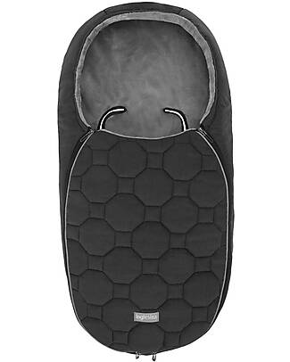 Inglesina New Born Winter Sleeping Bag - Vulcan Black - 42x77 cm Footmuffs