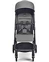 Inglesina Now Stroller - Black - Snap Grey - Folds by itself with a Touch Lights Strollers