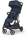 Inglesina Now Stroller - Black - Splash Blue - Folds by itself with a Touch Lights Strollers