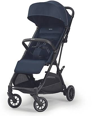 Inglesina Now Stroller - Black - Splash Blue - Folds by itself with a Touch Lights Strollers