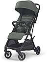 Inglesina Now Stroller - Black - Sprint Green - Folds by itself with a Touch Lights Strollers
