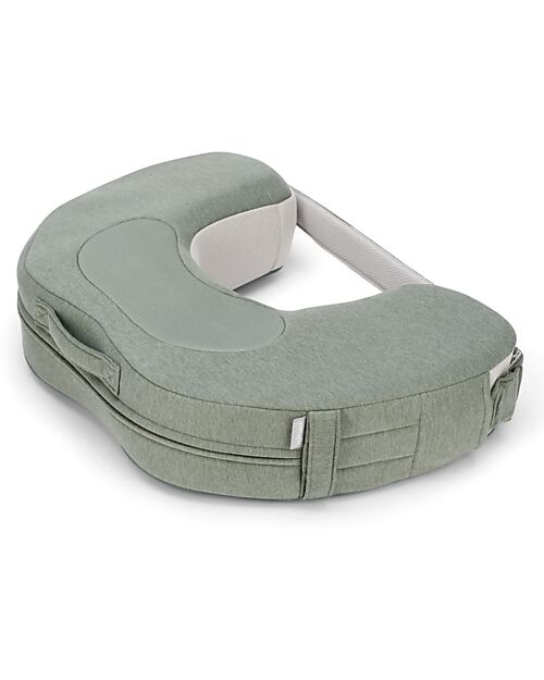 Inglesina Nursing Pillow Elysia - Balance Green - Bamboo - It Adapts to the Child's Growth Breastfeeding Pillows