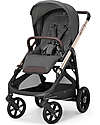 Inglesina PASSEGGINO  APTICA PALLADIO BLACK   VELVET GREY Pushchairs