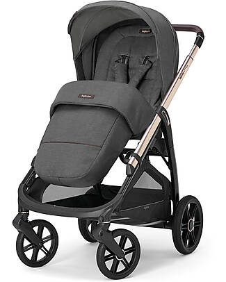 Inglesina PASSEGGINO  APTICA PALLADIO BLACK   VELVET GREY Pushchairs