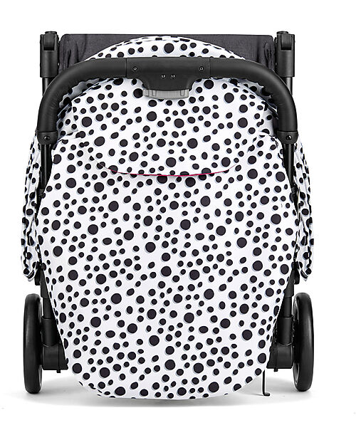 Inglesina Quid² Stroller - Polka Dots White - Ultra Compact and Extra Light Lights Strollers