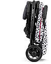 Inglesina Quid² Stroller - Polka Dots White - Ultra Compact and Extra Light Lights Strollers