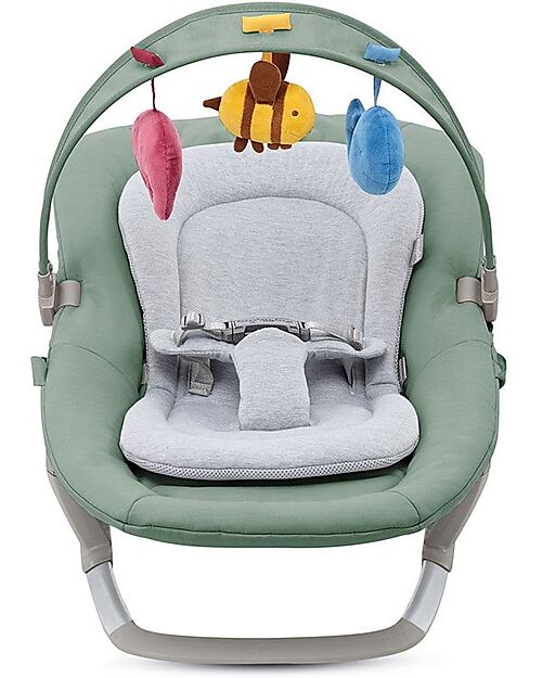 Inglesina Sdraietta Lounge - Mint - with Toy Bar three Puppets and Music Box three Melodies Bouncers