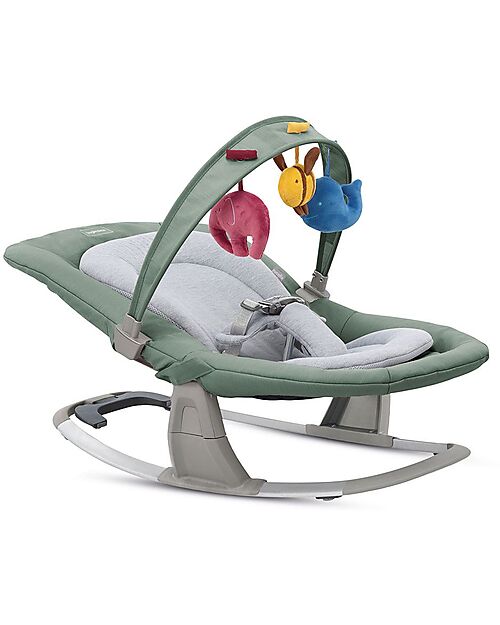 Inglesina Sdraietta Lounge - Mint - with Toy Bar three Puppets and Music Box three Melodies Bouncers