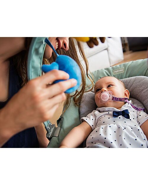 Inglesina Sdraietta Lounge - Mint - with Toy Bar three Puppets and Music Box three Melodies Bouncers