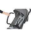 Inglesina Sketch Black Stroller - Grey - Versatile for Maximum Practicality Lights Strollers