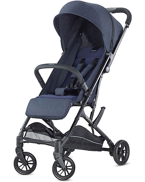 Inglesina Sketch Black Stroller - Navy - Versatile for Maximum Practicality Lights Strollers