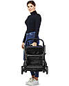 Inglesina Sketch Black Stroller - Navy - Versatile for Maximum Practicality Lights Strollers