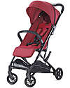 Inglesina Sketch Black Stroller - Red - Versatile for Maximum Practicality Lights Strollers