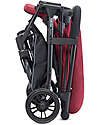Inglesina Sketch Black Stroller - Red - Versatile for Maximum Practicality Lights Strollers
