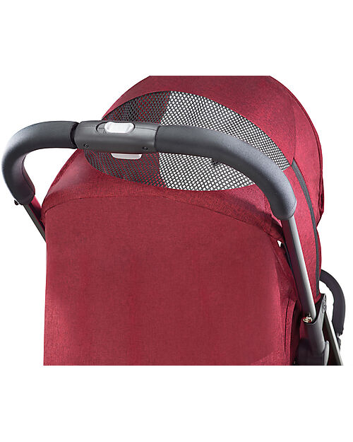 Inglesina Sketch Black Stroller - Red - Versatile for Maximum Practicality Lights Strollers