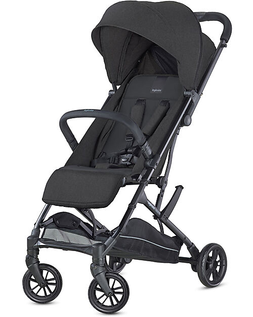 Inglesina Sketch Black Stroller - Total Black - Versatile for Maximum Practicality Lights Strollers