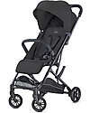 Inglesina Sketch Black Stroller - Total Black - Versatile for Maximum Practicality Lights Strollers