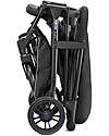 Inglesina Sketch Black Stroller - Total Black - Versatile for Maximum Practicality Lights Strollers