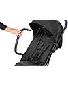 Inglesina Sketch Black Stroller - Total Black - Versatile for Maximum Practicality Lights Strollers
