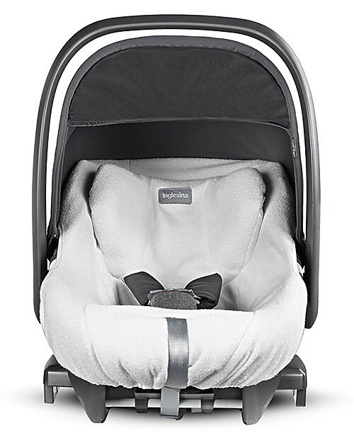 Inglesina Summer Cover for Darwin Recline Car Seat - White Car Seat Accessories