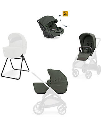 Inglesina System Quattro Aptica Darwin Recline EVO - Ivy Green Pushchairs