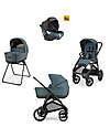 Inglesina System Quattro Aptica XT Darwin Himalaya Blue + Frame Black Pushchairs