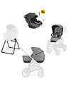 Inglesina System Quattro Aptica XT Darwin Recline EVO - Canyon Grey Pushchairs
