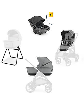 Inglesina System Quattro Aptica XT Darwin Recline EVO - Canyon Grey Pushchairs