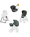 Inglesina System Quattro Aptica XT Darwin Recline EVO - Taiga Green Pushchairs
