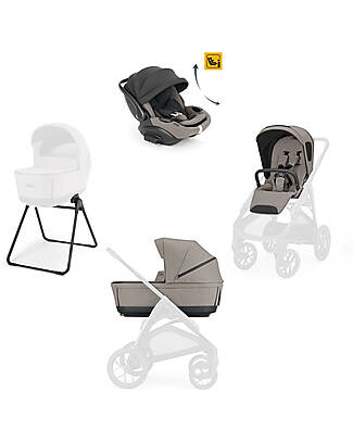 Inglesina System Quattro Aptica XT Darwin Recline EVO - Tundra Beige Pushchairs