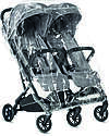 Inglesina Twin Sketch Full Stroller Rain Cover - Easy Installation Rain Cover