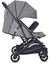 Inglesina Twin Sketch Stroller - Black and Gray - For twins or siblings close in age Double Pushchairs