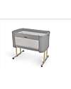 Inglesina Welcome Bed - Baku Grey - Co-sleeping Crib Designed for Baby Wellness Next To Me Cribs