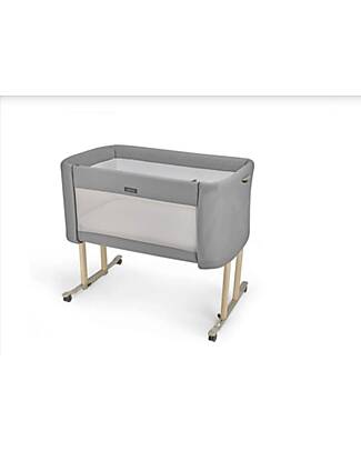 Inglesina Welcome Bed - Baku Grey - Co-sleeping Crib Designed for Baby Wellness Next To Me Cribs