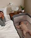 Inglesina Welcome Bed - Baku Grey - Co-sleeping Crib Designed for Baby Wellness Next To Me Cribs