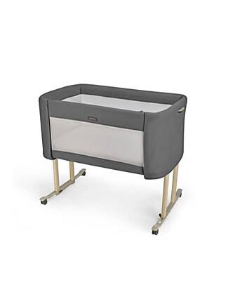 Inglesina Welcome Bed - Shiva Grey - Co-sleeping Crib Designed for Baby Wellness Next To Me Cribs