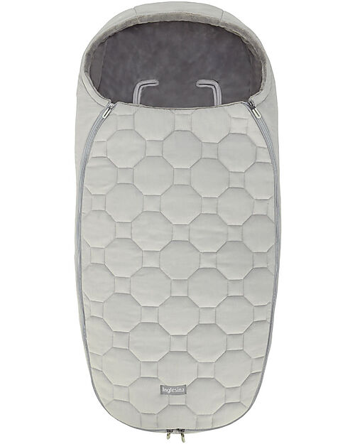 Inglesina Winter Sleeping Bag for Stroller - Iceberg Grey - 47x95 cm Footmuffs