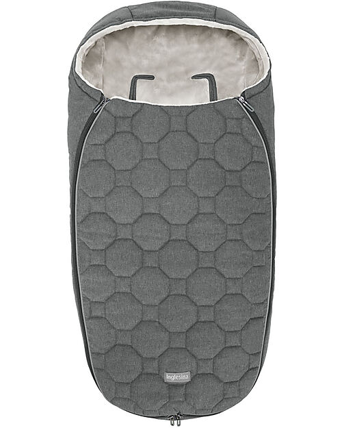 Inglesina Winter Sleeping Bag for Stroller - Stone Grey - 47x95 cm Footmuffs
