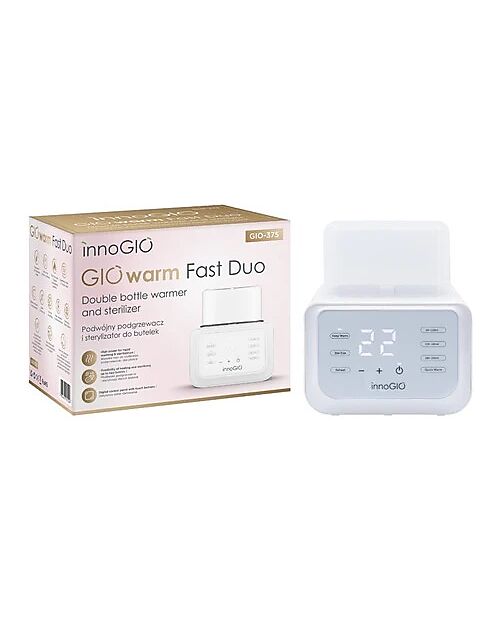 Innogio Bottle Warmer and Sterilizer - Giowarm Fast Duo Food Warmers_