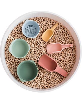 Inspire My Play Set 3 Bowls for Playtray - Blue Green - 100% Food - Grade Silicone Sensory Games_