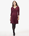 Isabella Oliver Emily Maternity and Nursing Dress - Bordeaux Dresses_