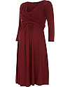 Isabella Oliver Emily Maternity and Nursing Dress - Bordeaux Dresses_