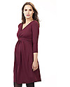 Isabella Oliver Emily Maternity and Nursing Dress - Bordeaux Dresses_