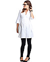 Isabella Oliver Libby Maternity Tunic - Pure White Shirts And Blouses