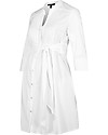 Isabella Oliver Libby Maternity Tunic - Pure White Shirts And Blouses