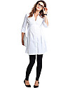 Isabella Oliver Libby Maternity Tunic - Pure White Shirts And Blouses