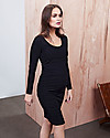 Isabella Oliver Maternity Midi Dress - Caviar Black -THE Maternity LBD! Dresses_