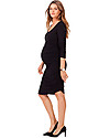 Isabella Oliver Maternity Midi Dress - Caviar Black -THE Maternity LBD! Dresses_